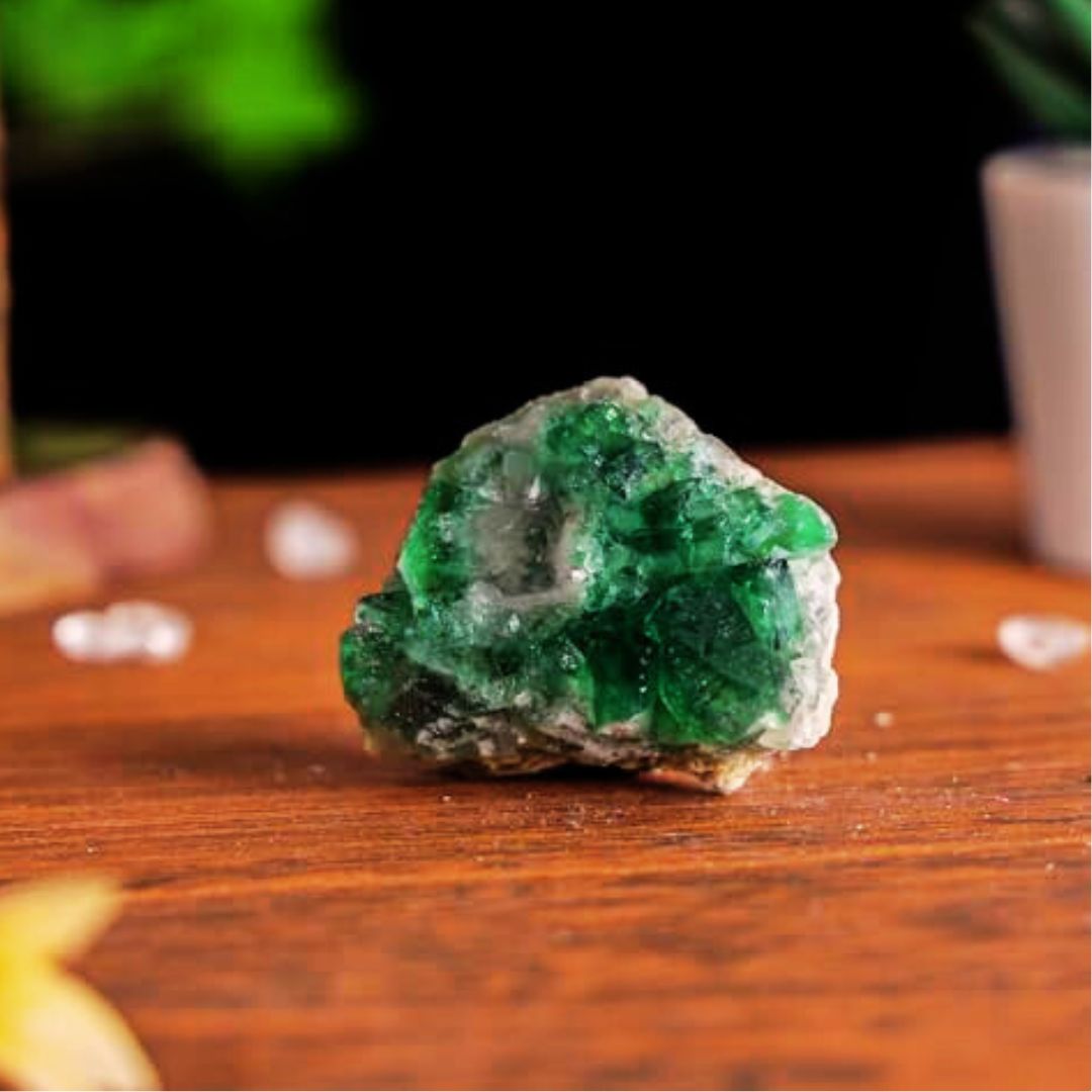 crystal cluster centerpiece Natural fluorite cluster