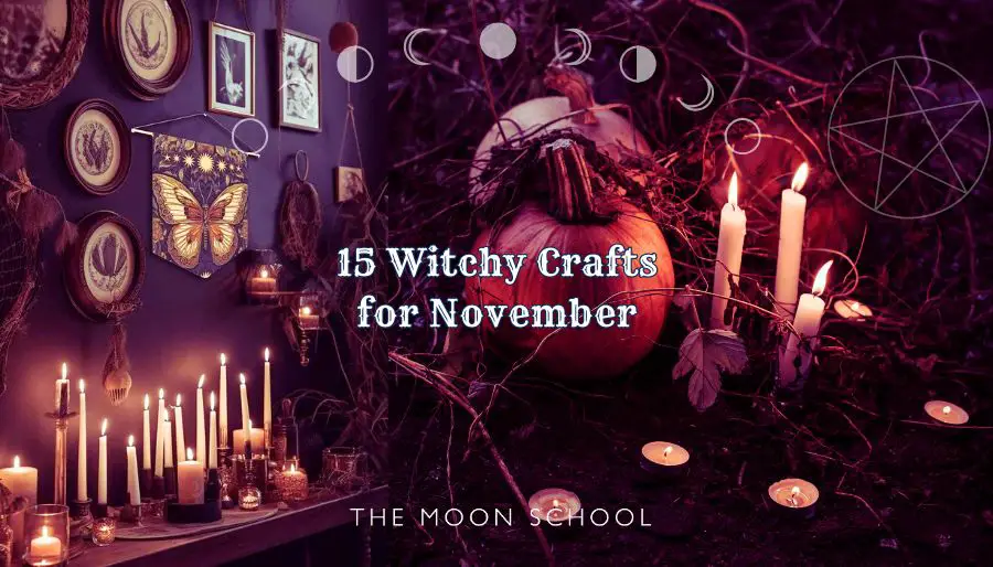 15 Witchy November Crafts for a Cozy & Creative Late Fall