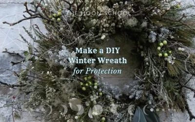 Witchy Craft for January: Make a DIY Winter Wreath for Home Protection