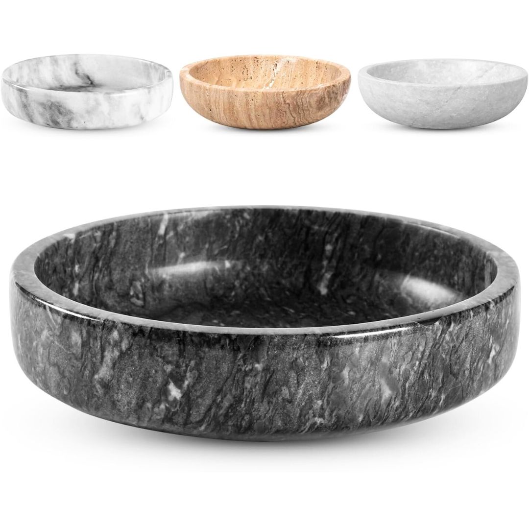 shallow water bowl made from marble for witchcraft